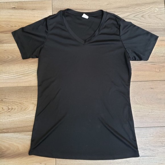 Opna S Black Moisture Wicking Athletic Shirt - Picture 2 of 7